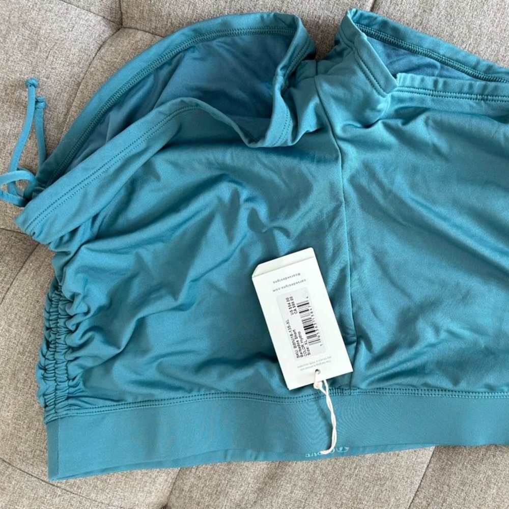 blue swim shorts